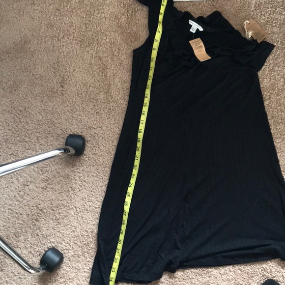 NWT AEO one shoulder black dress - Picture 6 of 7